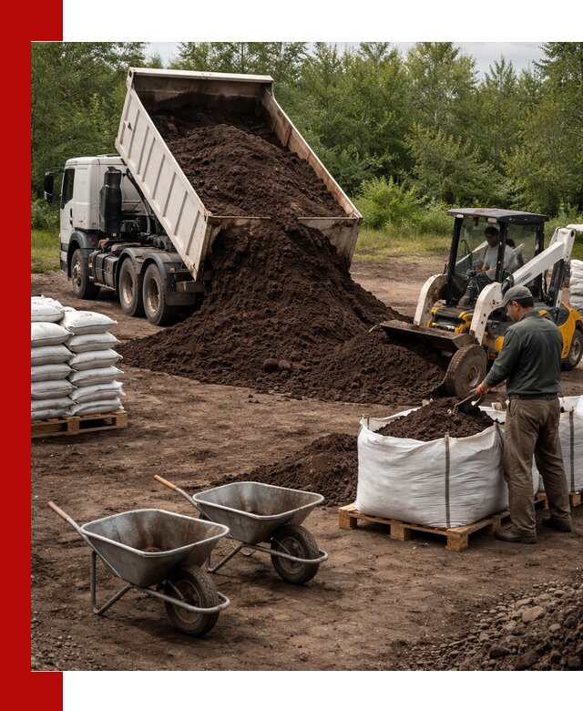 Доставка и продажа торфогрунта в Салехарде оптом и в розницу