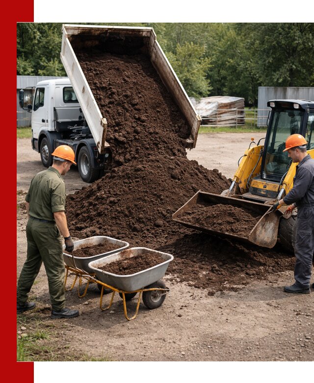 Доставка торфо-земляной смеси в Салехарде для огорода и ландшафта