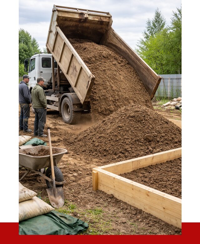 Торфо песчаная смесь в Салехарде с доставкой от 1980 р. | ПРОНЕРУДСлх