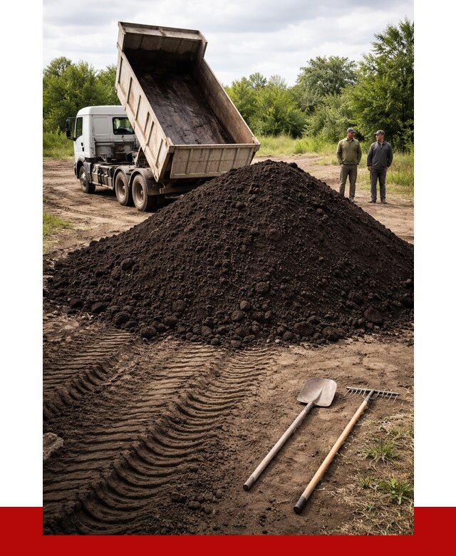 Купить чернозем навалом в Салехарде от 1284 р. за куб | ПРОНЕРУДСлх
