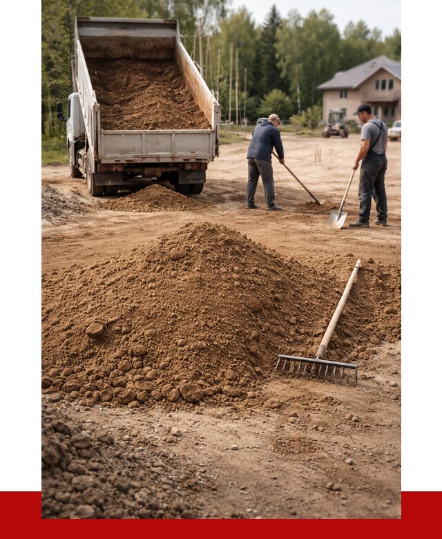 Суглинок для планировки в Салехарде с доставкой от 4496 р. | ПРОНЕРУДСлх