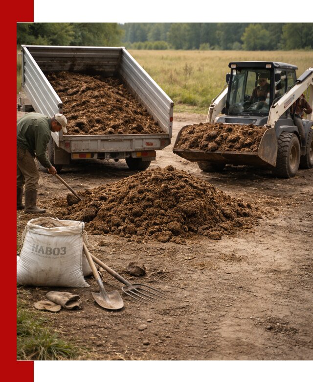 Доставка конского навоза в Салехарде с разгрузкой и доставкой на объект