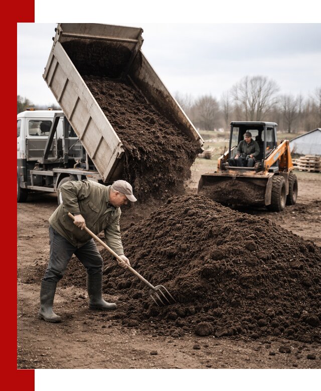 Доставка и продажа перегноя в Салехарде быстро и дешево