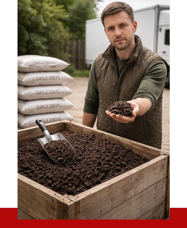 Купить биогумус в Салехарде с доставкой от 9098 р. за куб | ПРОНЕРУДСлх