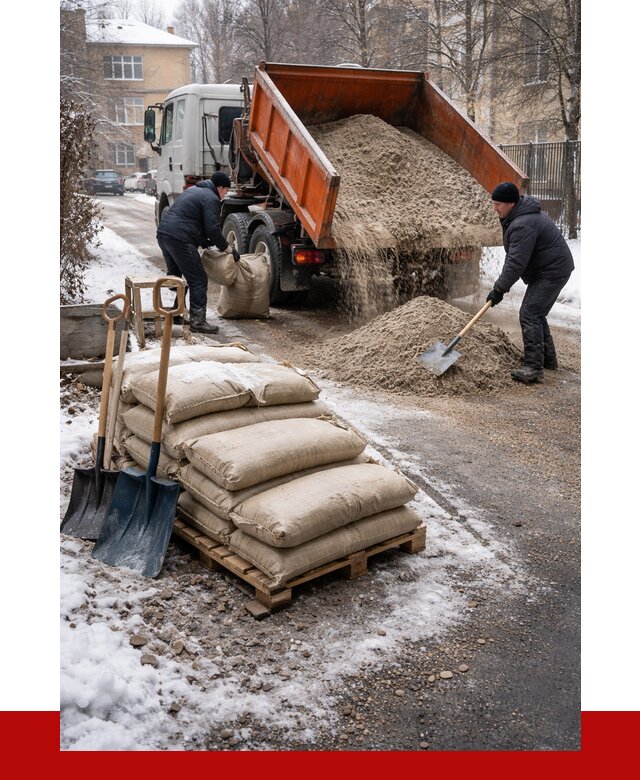 Противогололедные материалы оптом в Салехарде от 4496 р. | ПРОНЕРУДСлх