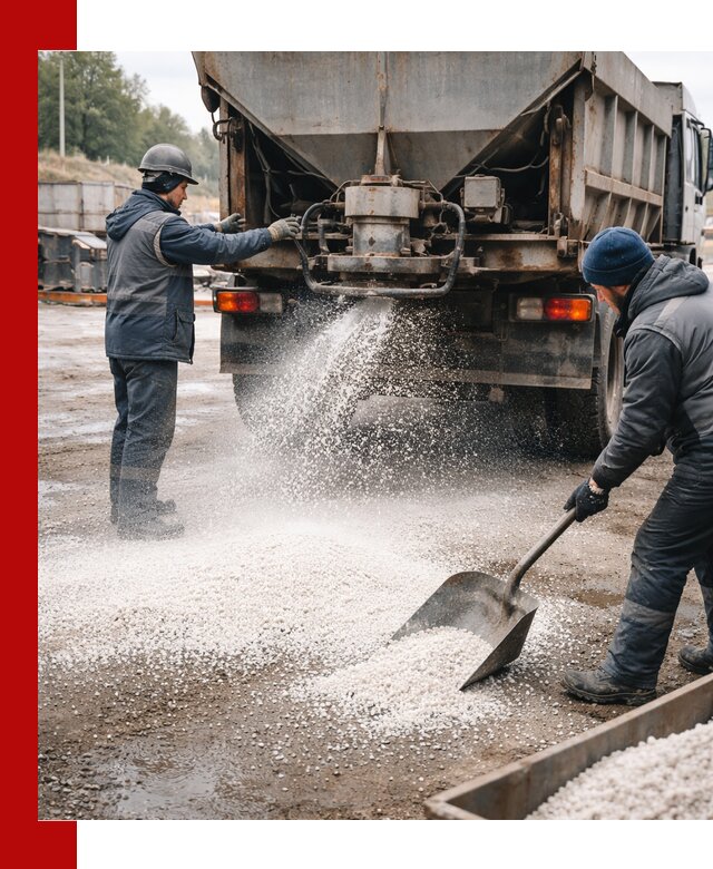 Доставка и продажа хлористого кальция в Салехарде