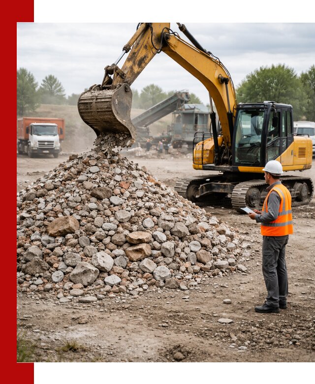 Доставка и вывоз строительного боя в Салехарде