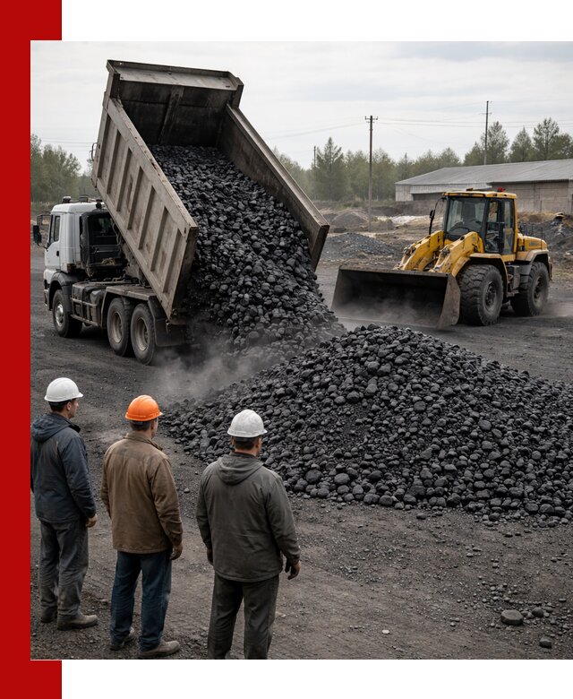 Доставка угля антрацита в Салехарде с самосвалами и погрузкой