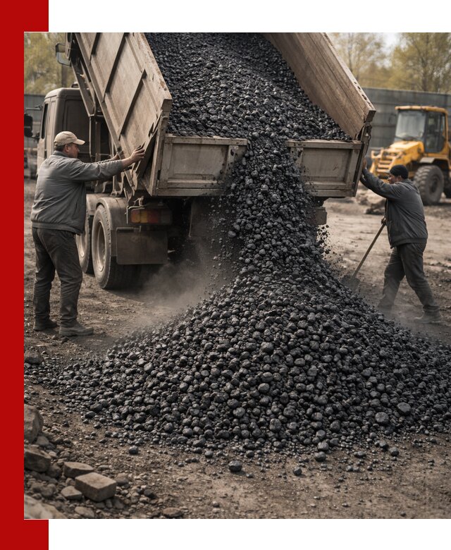 Доставка угля семечка самосвалами в Салехарде