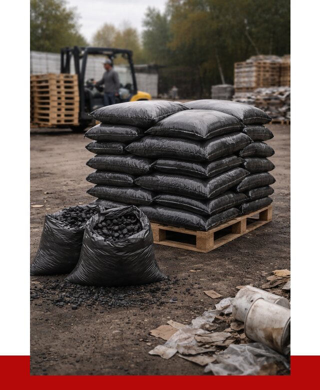 Купить уголь в мешках с доставкой в Салехарде от 8028 р. | ПРОНЕРУДСлх