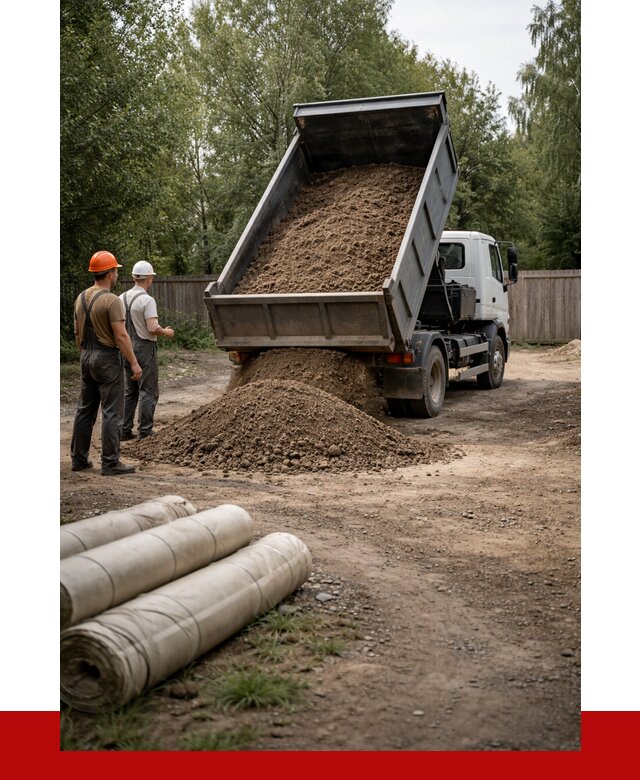 Доставка сыпучих материалов самосвалом в Салехард от 4496 р. | ПРОНЕРУДСлх