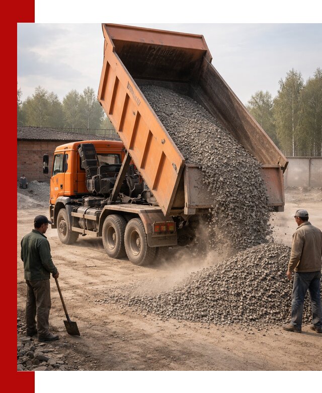 Доставка самосвалом 20 м3 в Салехарде быстро и надежно