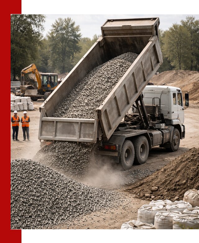 Аренда самосвала в Салехарде для доставки сыпучих и нерудных материалов