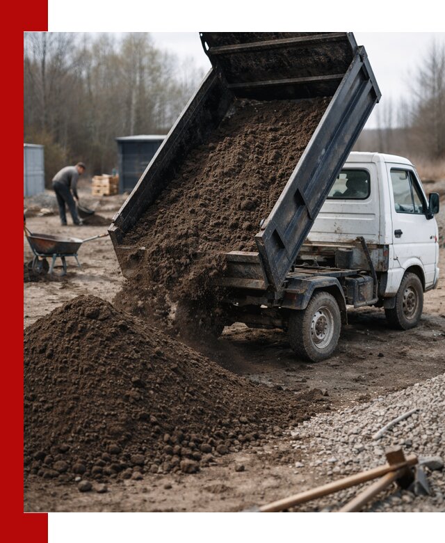 Аренда минисамосвала в Салехарде для доставки сыпучих материалов