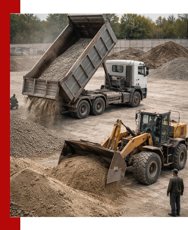 Перевозка сыпучих грузов самосвалами и бортовыми в Салехарде