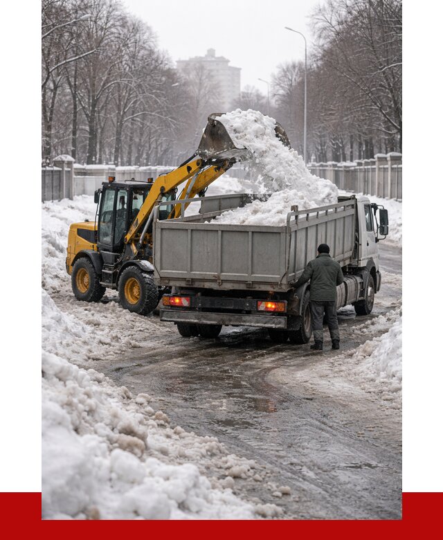 Вывоз снега с погрузкой в Салехарде от 3746 р. ПРОНЕРУДСлх