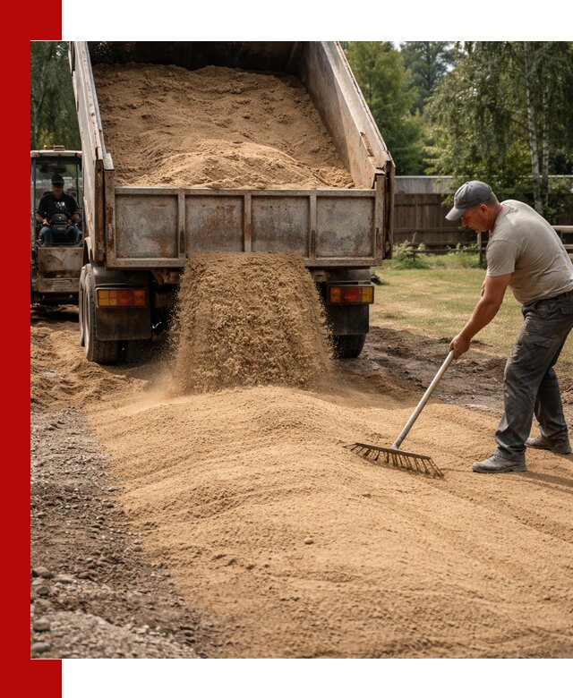 Отсыпка участка песком в Салехарде быстро и качественно